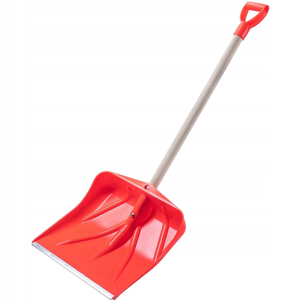 KADAX Łopata Do Śniegu Duża szufla Solidna Drewniany Trzon Łopaty 130cm