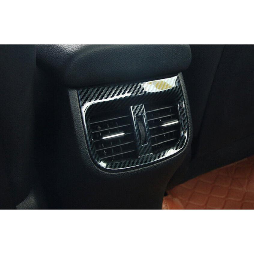 For Kia K3 Forte -2024 Steel Carbon Fiber Rear Air Outlet Vent Frame Trim 1*