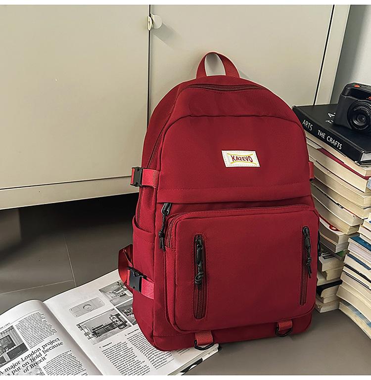 Junior High School Schoolbag Women's Large-capacity New Casual Versatile Backpack Mountaineering Travel Backpack