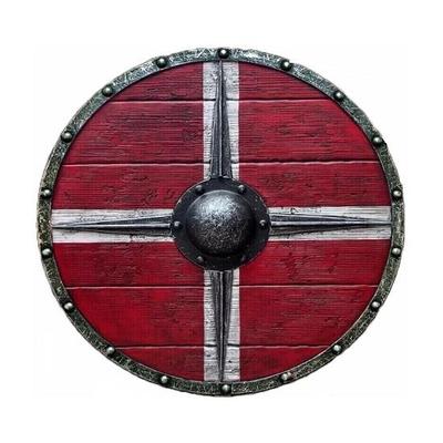 Středověký Viking Ivor Valhalla Havran Autentický Bojovník Vikingský štít Rytíř Valhallský štít Nástěnná dekorace Štít Halloweenský kostým Dárek