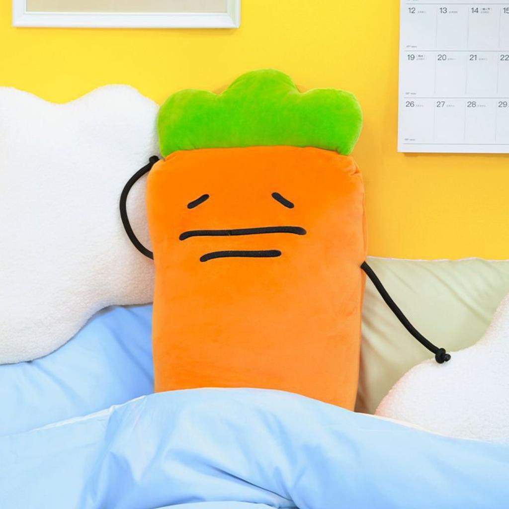 Carrot Pillow, Long Plush Doll, Dormitory Sleeping Doll