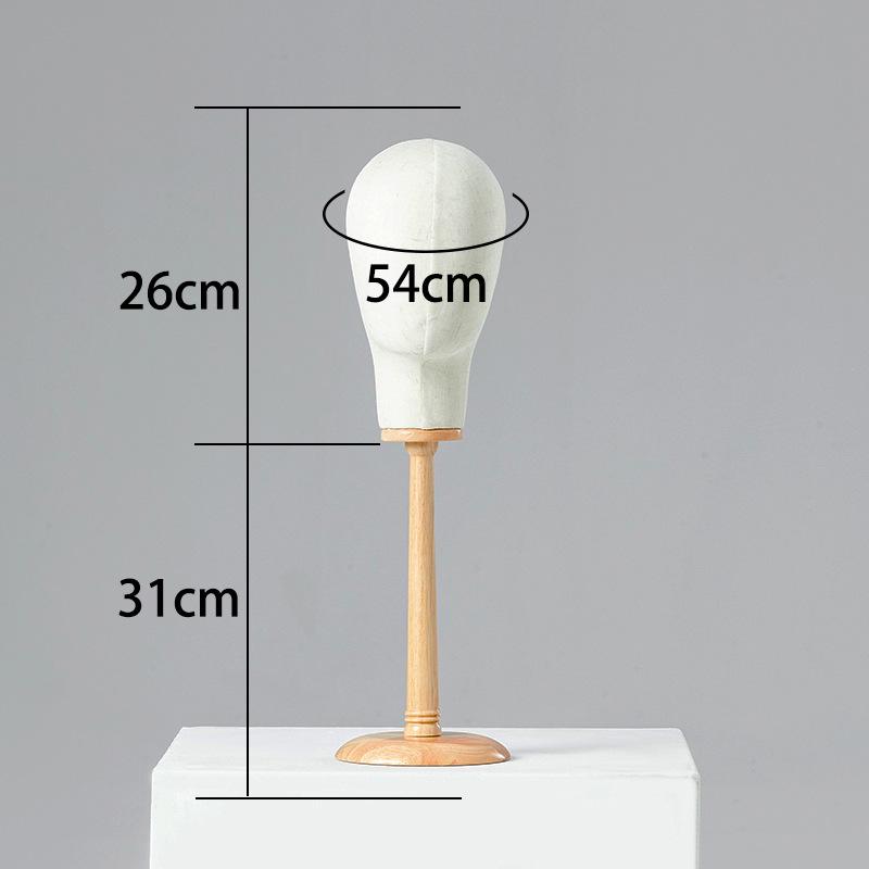 Desktop Female Mannequin Hat and Wig Display Stand