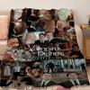 Soft Fleece Throw Blanket for Sofa Bed  Warm Cozy Microfiber King Size  Perfect for Camping Nap or Home Use