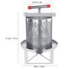 Stainless Steel Household Manual Honey Presser Wax Press Beekeeping Tool with Filter