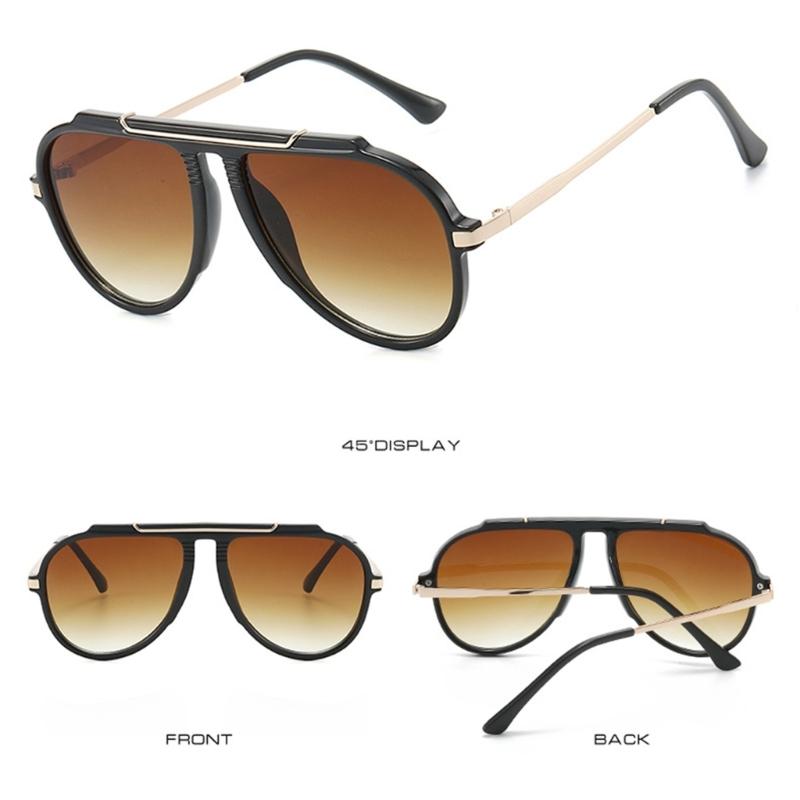 Stylish Unisex Pilot Sunglasses With Large Frame For Women Men Various Face Shape And Outfit For Casual Formal Event