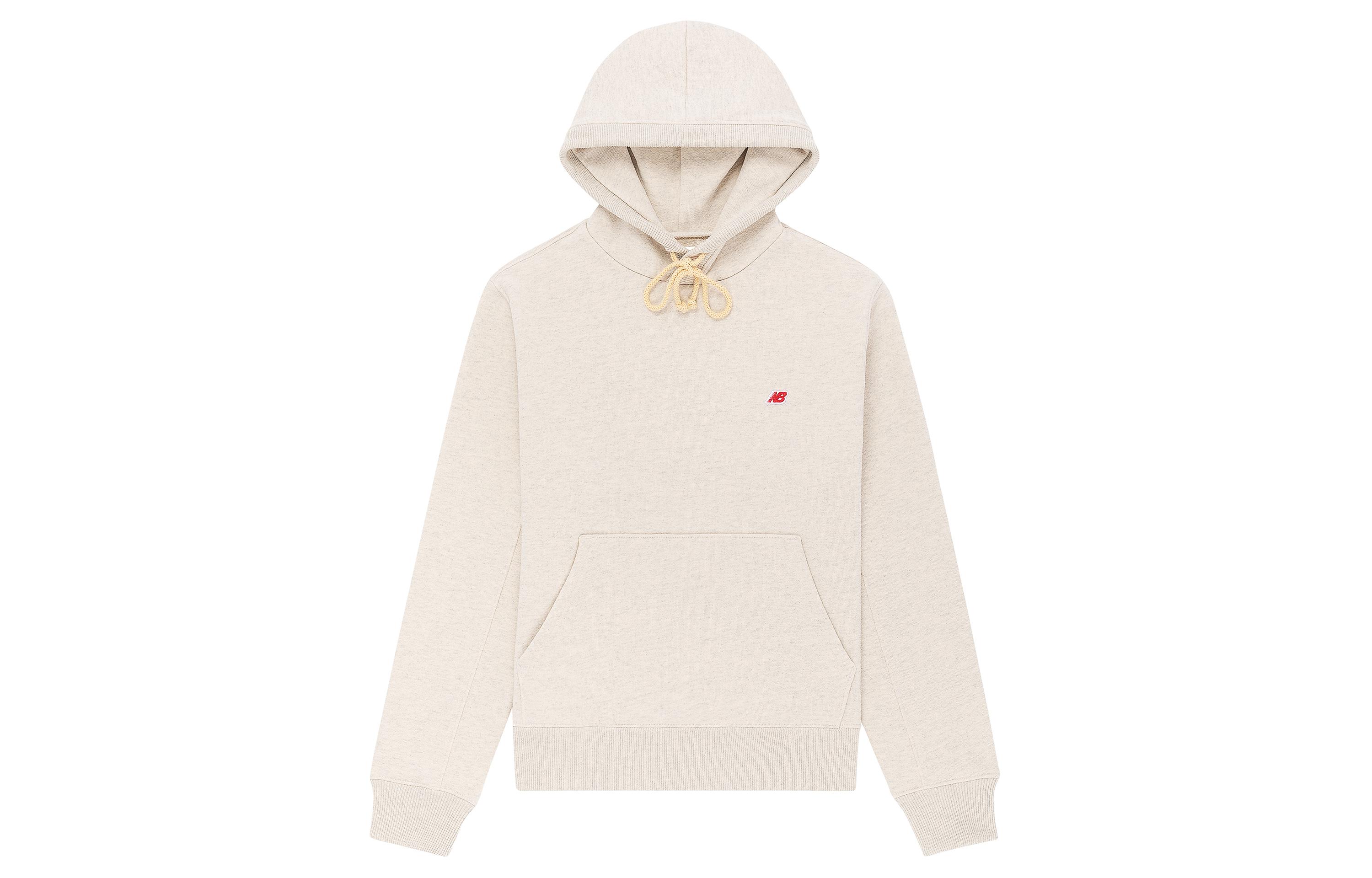 New Balance Sweatshirt Fall Unisex Ecru MT21540-OTH XL