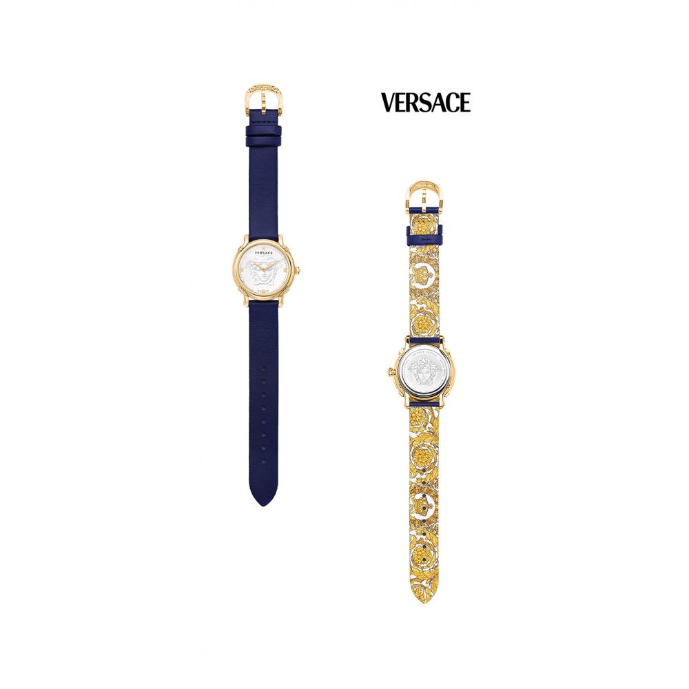  Officially Imported Genuine  VerSace Vepn00420 Safety Pin Women S Leather Watch