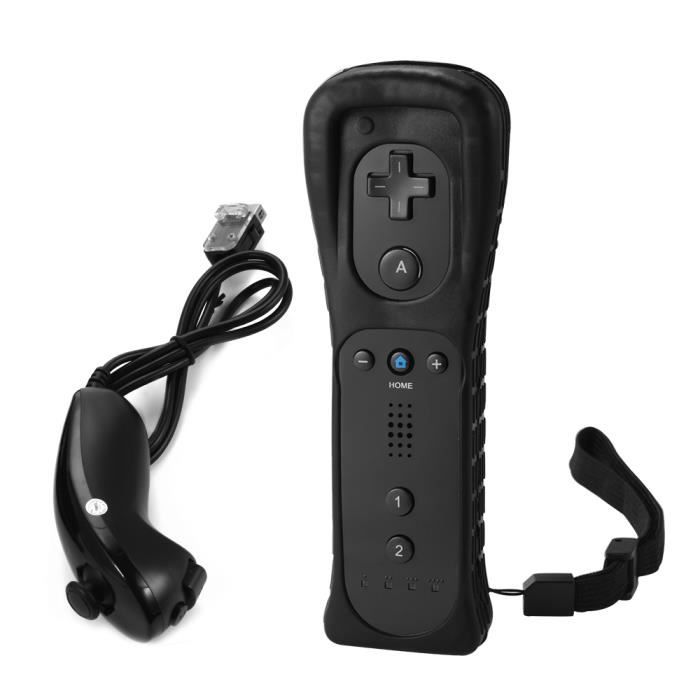 XCSOURCE 2 en1 Manette Nunchuk et Télécommande pour Nintendo Wii et Wii U AC443