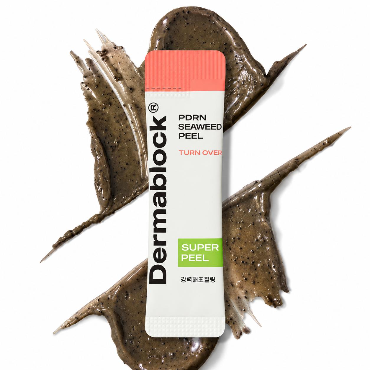 Derma Block PDRN Seaweed Peel 5ml x 4pcs Korean Exfoliating Treatment Smooth Pore Glow Skin Care