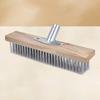 30CM Rough Surface Brush Versatile Stainless Steel Reliable Rugged Deck Scrubber Brush for Garages Concrete