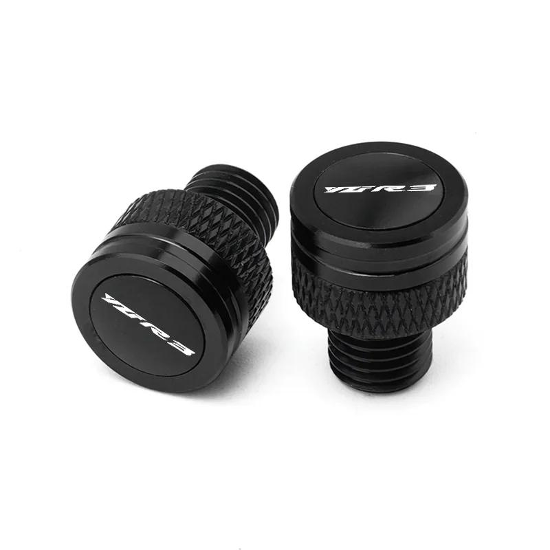 NEW Motorcycle Accessories CNC M10*1.25 Aluminum Screws Bolts Mirror Hole Plugs Cap For Yamaha YZFR3 YZF R3 YZF-R3 2015-2025