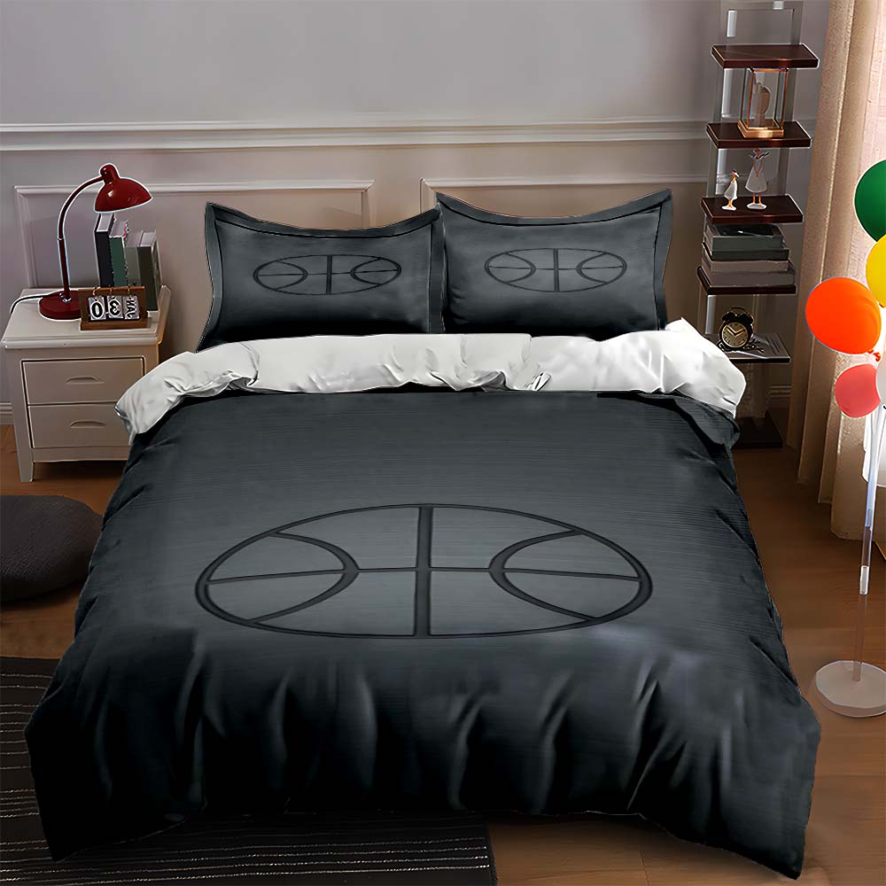 

Basketball court design. Bedding Duvet cover sets Duvet covers Pillowcases gifts (1 * Duvet Cover 2 * Pillowcases, without duvet insert) 135x200cm