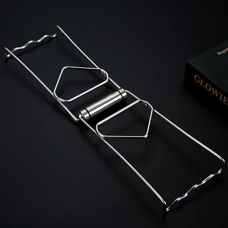 Küche Kleine Werkzeuge Edelstahl Dämpfschale Verbrühschutz-Clip Kasserolle Rutschfeste Schüssel Entnahmevorrichtung Tablett Artefakt Utensil