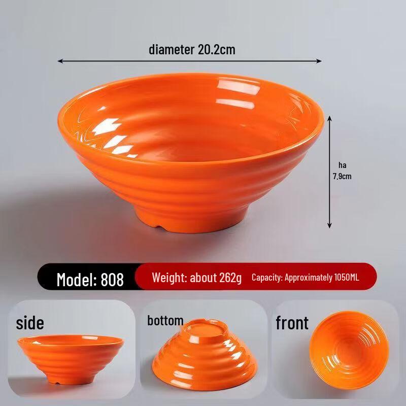 Platinum Zun A5 Melamine High-Temperature Noodle & Soup Bowl