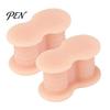Soft Silicone Toe Spreader 2 Rings Separators, Spacers Corrector, Big Flexible Sebs Spacer Distributor Corrector for Men & Women Straighten