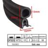 EPDM Steel U-Shaped Anti-Collision & Dustproof Sealing Strip for Cabinets and Electrical Boxes
