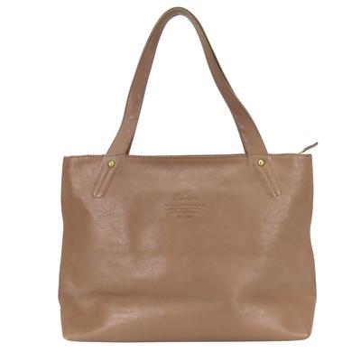 Used Tote Bag Leather Brown