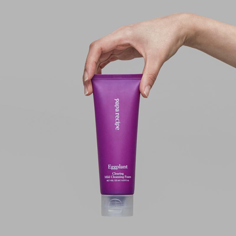 PAPA RECIPE Eggplant Clearing Mild Cleansing Foam 120ml