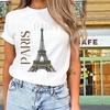 Paristhemed Tshirt With Eiffel Tower Cityinspired Fashion Paris Lover Gift Gift For Her Travel Shirt Souvenir Shirt