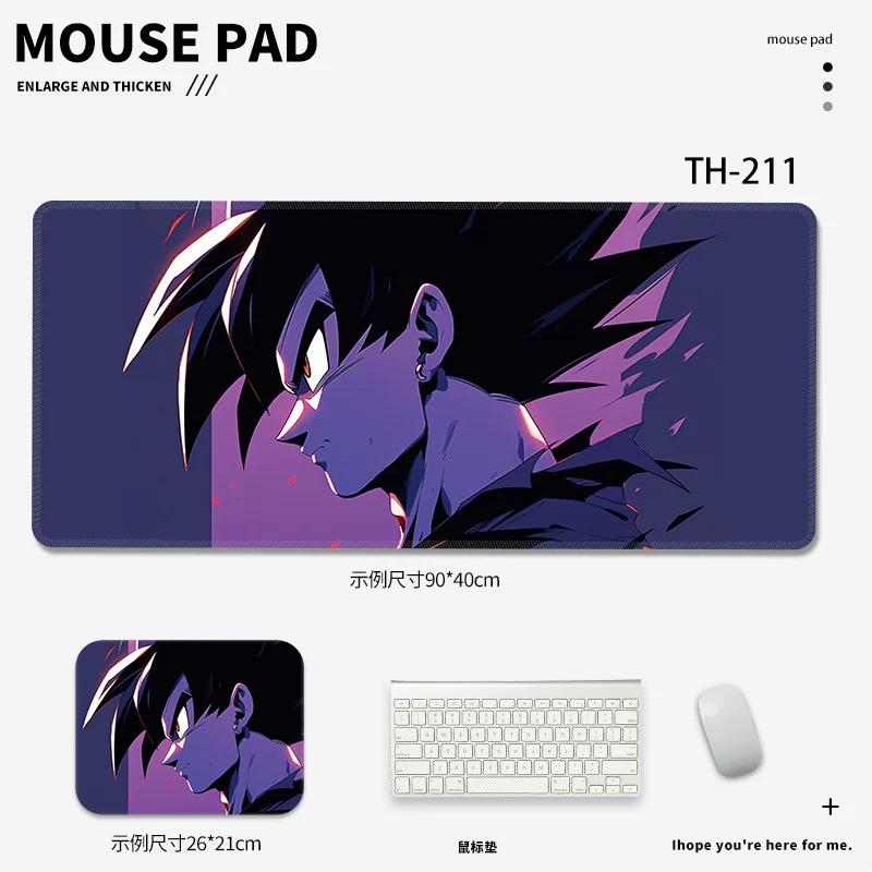 ACGN Cosplay Definition Creative Leather Mouse Pad Dragon Ball Anime E-sports Game Mouse Keyboard Table Pad Boys Advanced Non-slip  Mouse Pad