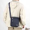 Borsa a tracolla in nylon multi-tasche con tracolla regolabile, borsa a spalla casual resistente per uomo, per viaggi quotidiani