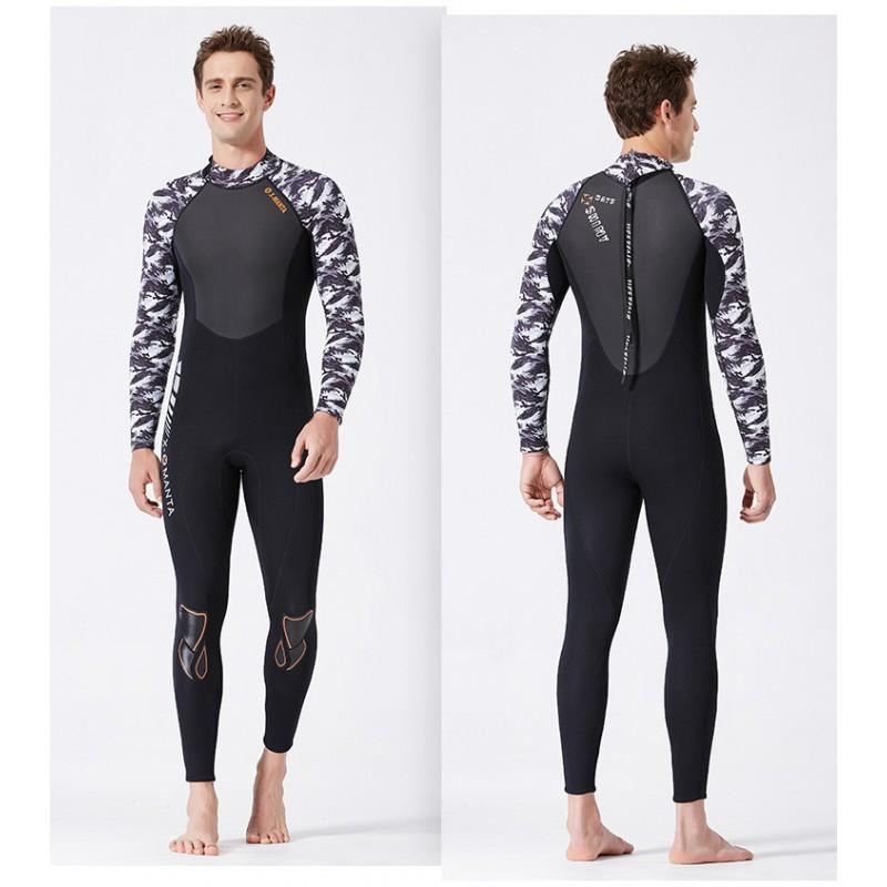3mm Full Body Wetsuit Men Women Snorkeling Surfing Diving Swimming Thermal Warm Water Sport Gear