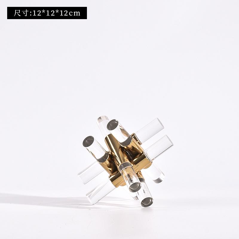 

Metal Acrylic Cross Art Aesthetics Crafts Bedroom Home Living Room Indoor Table Bookcase Book Nook Decoration Nordic Accessories