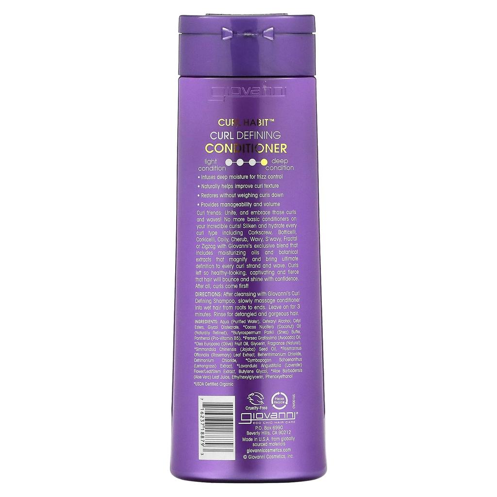 Curl Defining Conditioner, Suitable for All Curl Types, 399Ml(13.5Fl Oz)