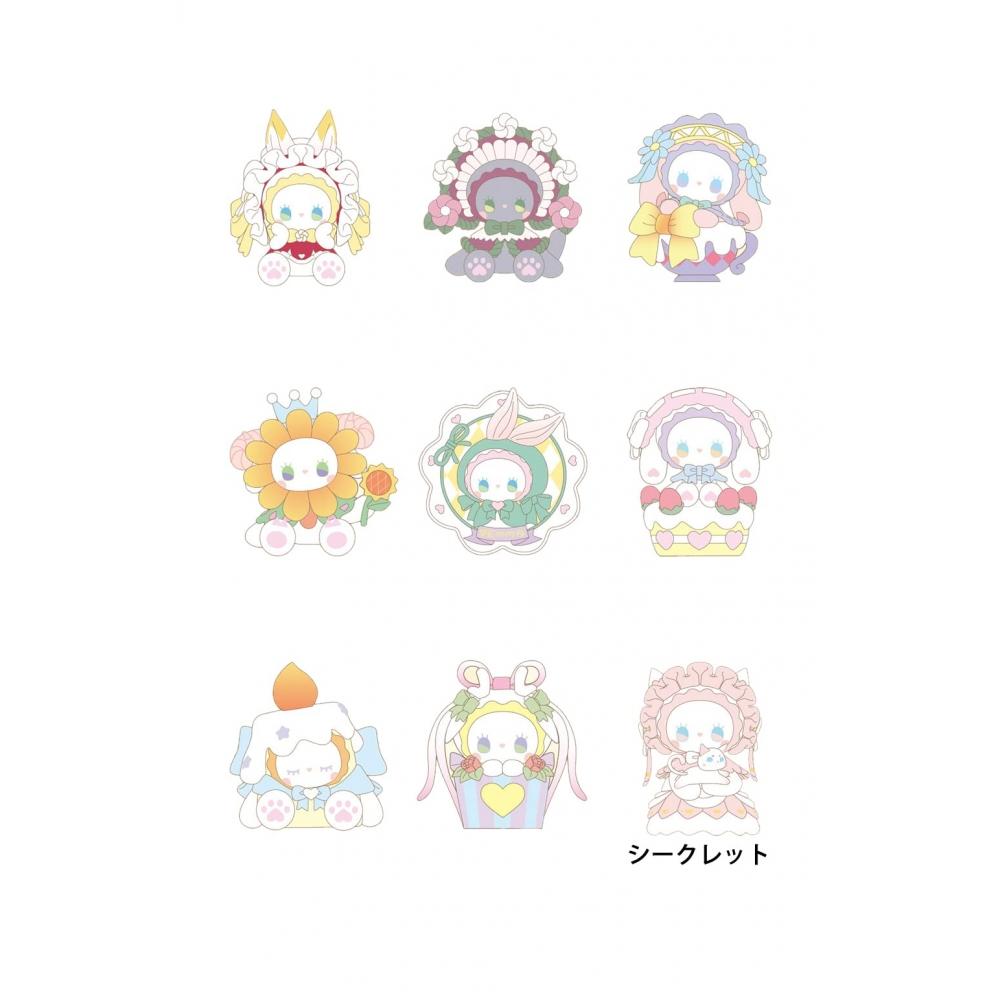 MJ STUDIO EMMA Ukryty Las Seria Urodzinowa PVC Figurki Handlowe Pudełko 8