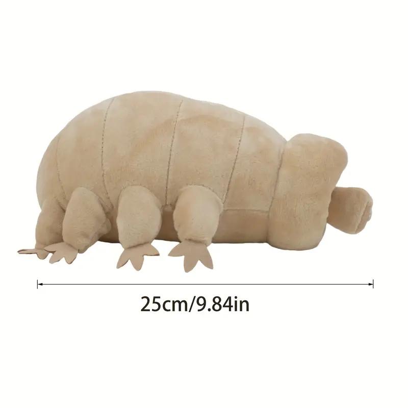 25cmCute Tardigrade Plush Toy, Soft Stuffed Animal Toy, LovelyWater Bear Insect Doll For Kids Educational Toy Boys Birthday Gift