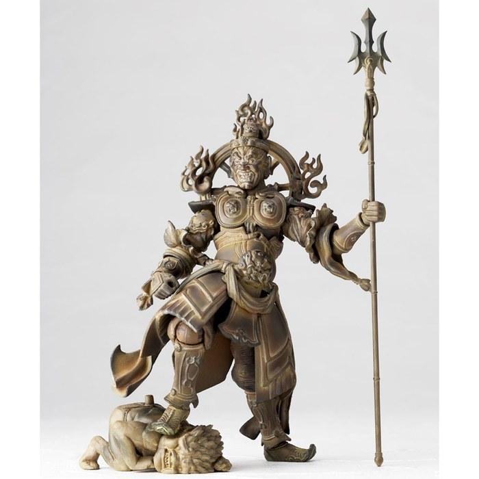 Revoltech Takeya 005EX Jikokuten Wood Version 1/Scale Action Figure