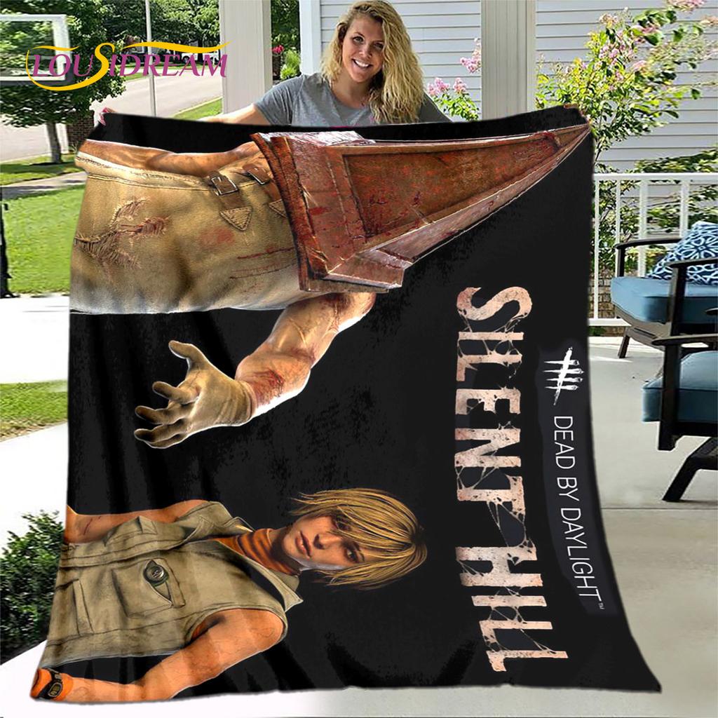 Silent Hill Horror Movie Game Soft Plush Blanket,Flannel Blanket Throw Blanket for Living Room Bedroom Bed Sofa Picnic Cover Kid