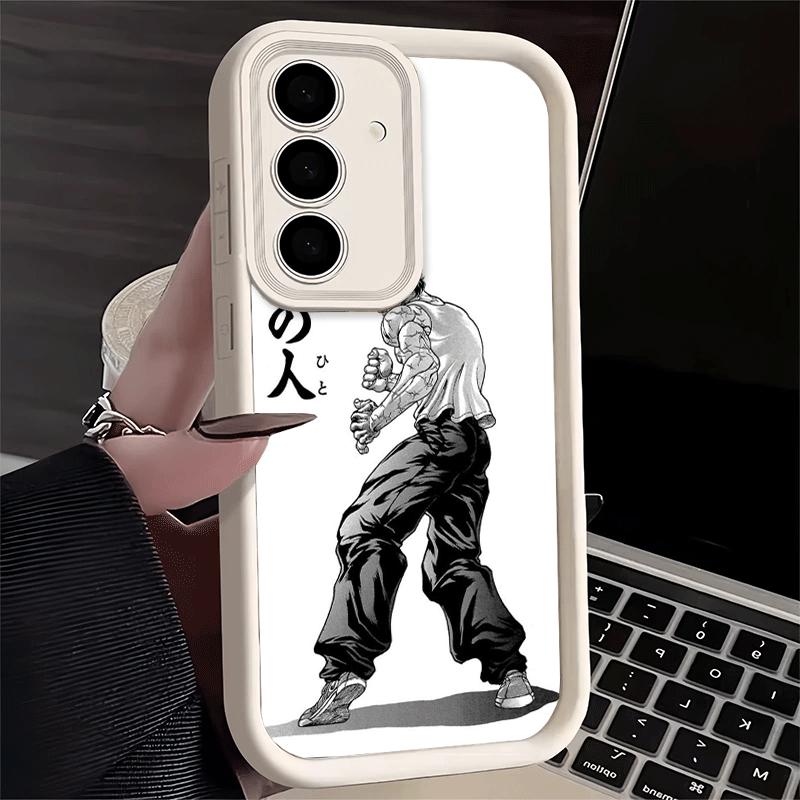 Phone Case for Samsung Galaxy A17 A16 A15 A14 A13 Baki the Grappler Anime A56 A36 A26 A55 A35 A25 A54 A34 A24 A53 A33 A23 A07 A0