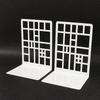 2 Pcs Color Railings Book Ends For Shelves Duty Bookend For Heavy Books Organizer Book Home Bookend Book Rack Holder Stand Shelf