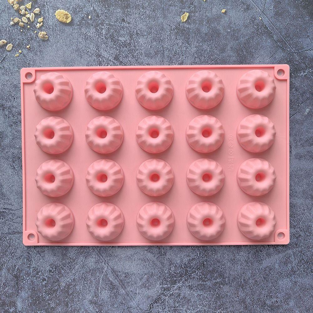 Food Grade Cake Decorating Tool 20 Cavities Mini Donut Chocolate Mold Kitchen Accessories