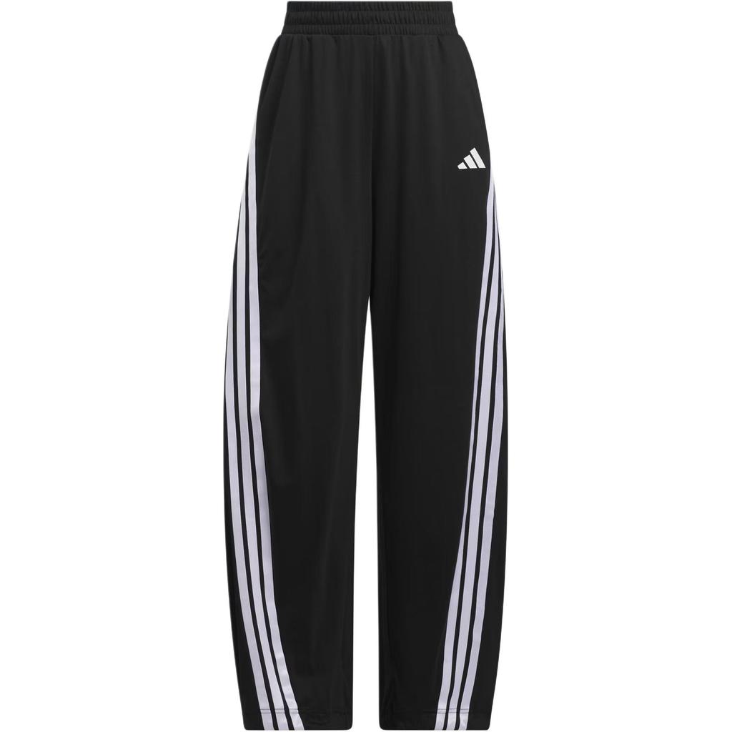 New Adidas SS25 BANANA KNIT JOGGERS Casual Pants Women's Black KE5802