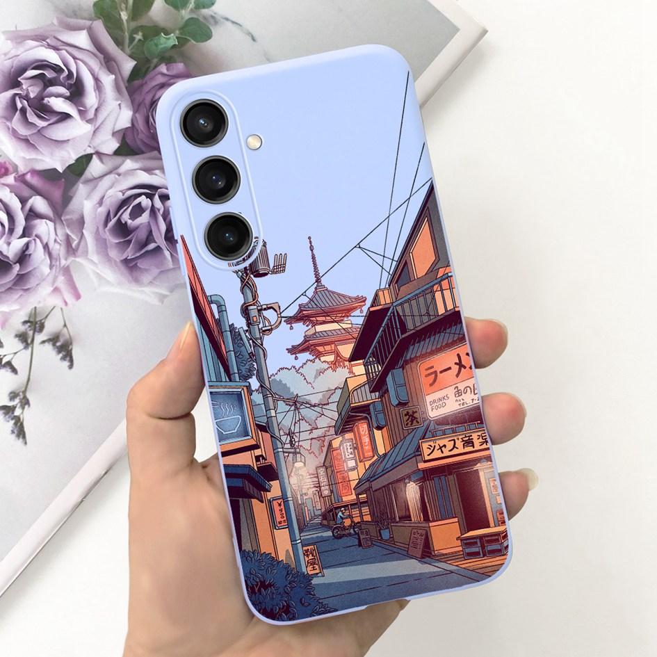 For Samsung Galaxy A25 2023 Case SM-A256B Cover Popular Flower Cartoon Soft Silicone Funda For Samsung A35 A25 5G A 25 Protector