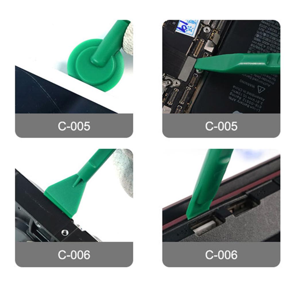 10Pieces Opening Kit Repairing Pry Tools Plastic Spudger Crowbar for Smartphone Laptop PC Disassembly Repair Tools