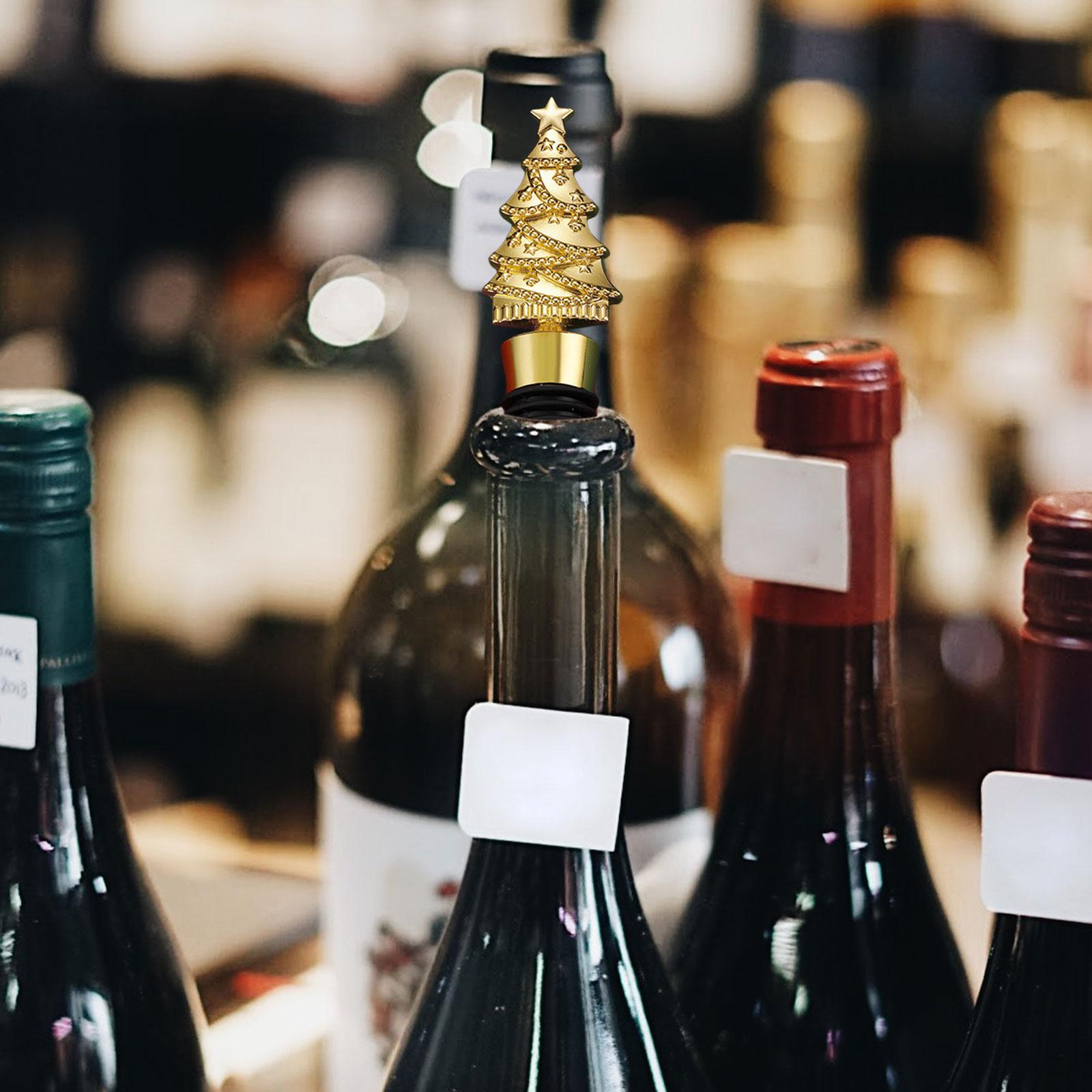 

Christmas Tree Wine Bottle Stopper Reusable for Kitchen Decor Wedding Bar