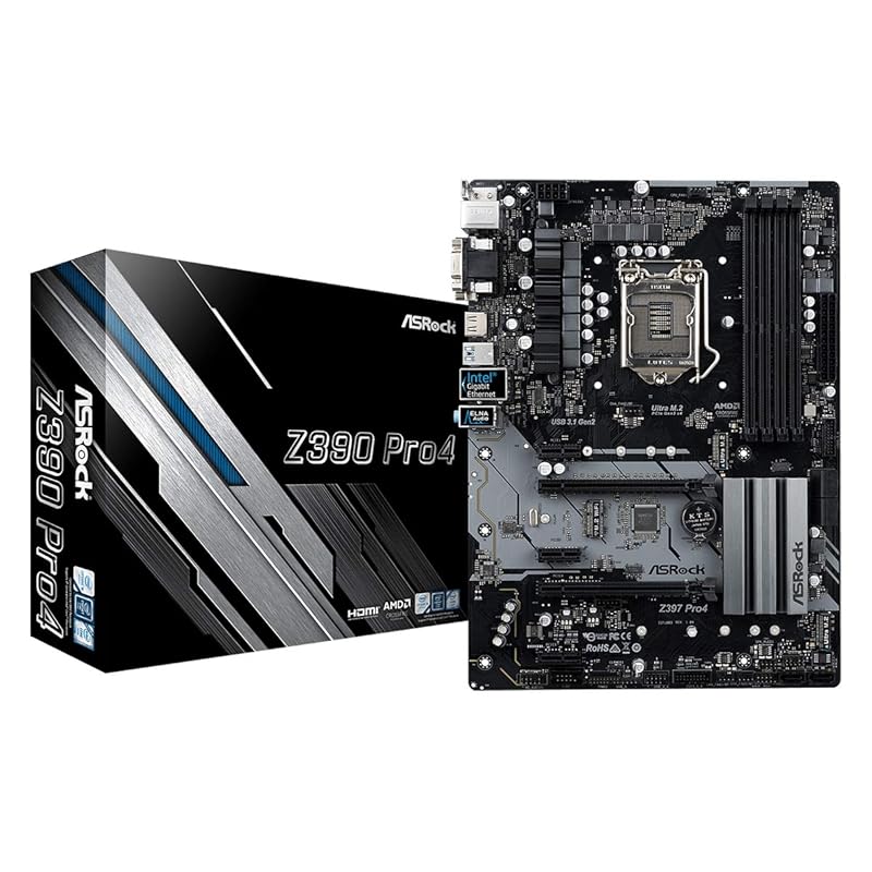 

ASRock Intel Z390 Equipped with chipset ATX motherboard Pro4