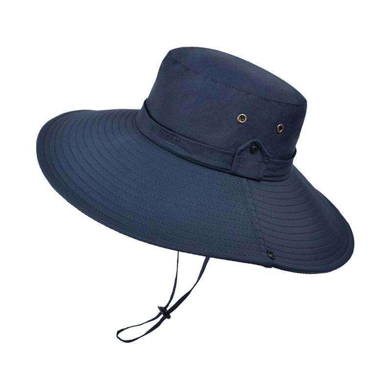 Outdoor Wide Brim Sun Bucket Hat One Size
