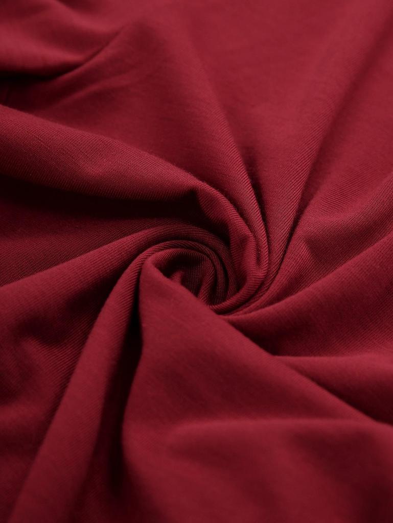 Rosegal Plus Size Side Lace Up Braided Flounce Hem Pockets Solid Bootcut Pants