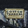 COTTON TRADERS 90s Old Overall handle Long sleeve knit Polo shirt 3D knit Men's Used