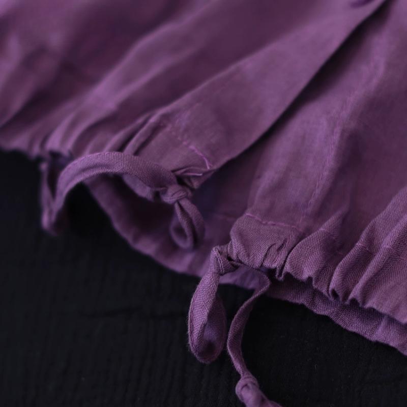 Korean Fashion Summer Women Oversized Cardigan Hooded Coffee Purple Cotton Linen Casual Loose Blouse Plus Size Vintage Ladies Thin Coat