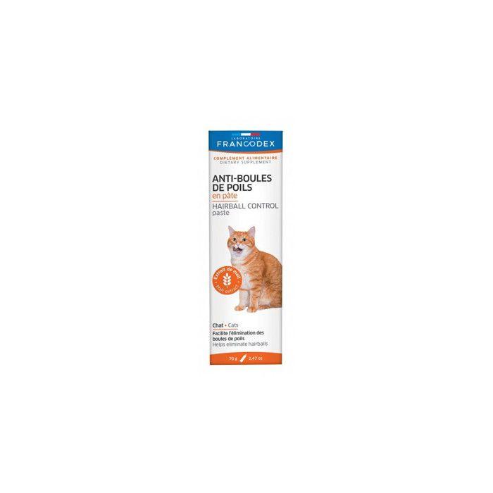 Anti-boules De Poils - FRANCODEX - Pour Chats et Chiens - Élimine les poils - Pratique et Efficace - 100g