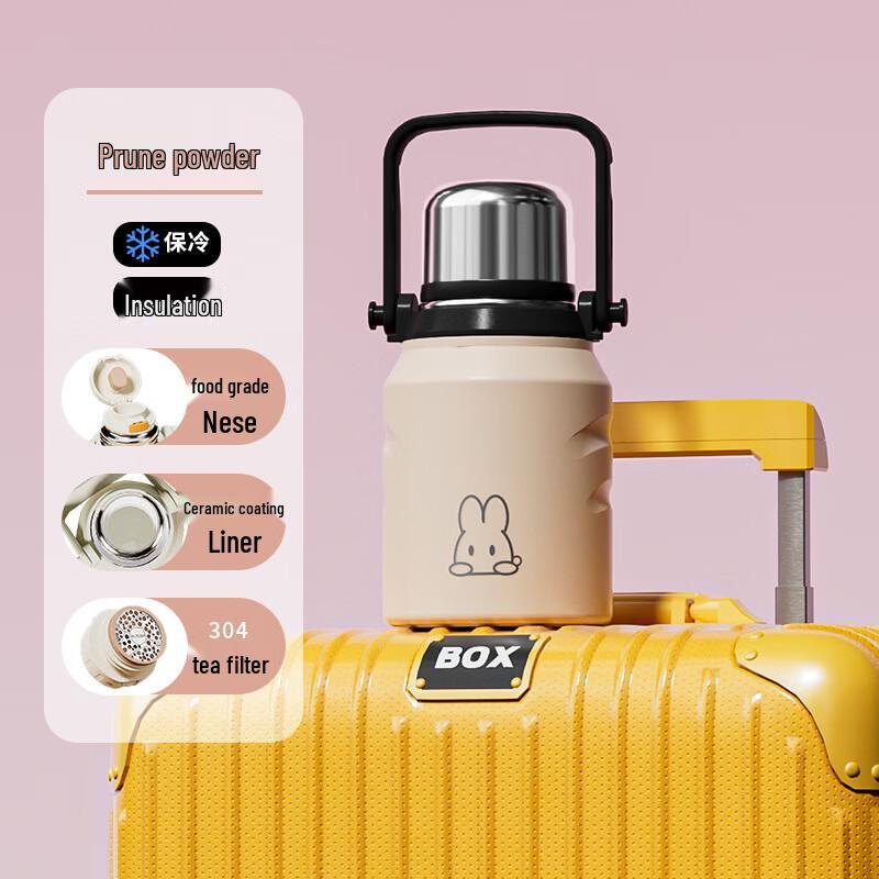 Yuzhuxun Ceramic Lined Portable Insulated Kids Water Bottle