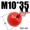 Bakelite Handle Plastic Round Ball Lever with Red Copper Core and Black Iron Core, M4-M16