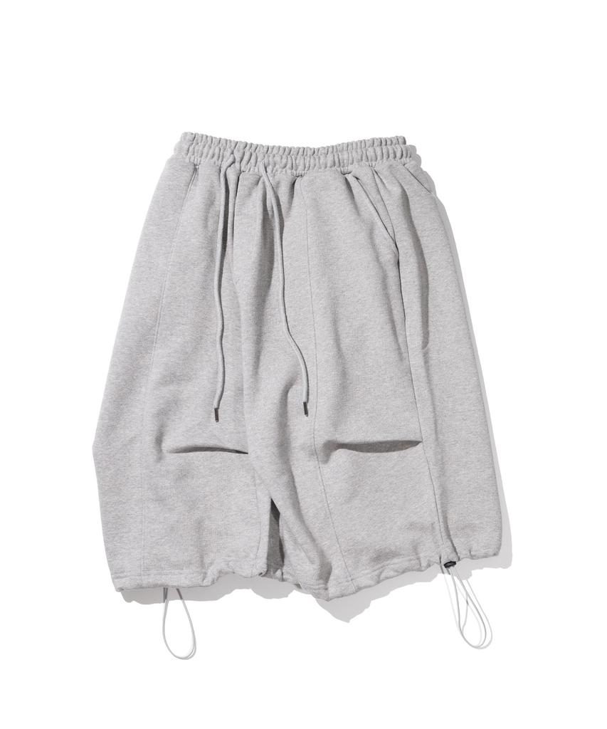 MASSNOUN Octave Bermuda Balloon Shorts Msisp001-Gy