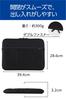 ELECOM Neoprene Laptop Inner Case, 15.6-inch, 3-Pocket Bag, Black, BM-IB3PT15BK