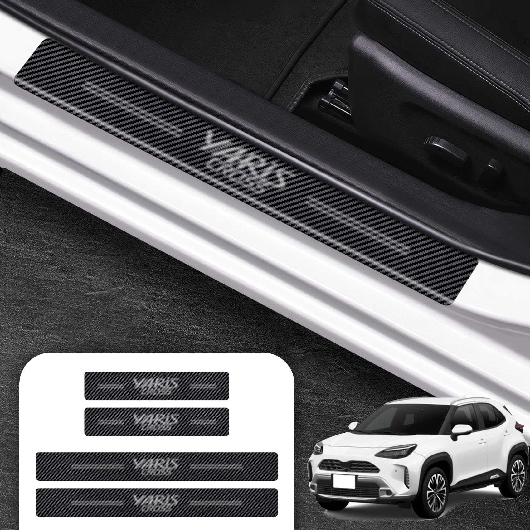 

Защита бокового порога SUVVNE, Новый Yaris Cross, Серии 10, 15 (Август 2020 и далее) (ЯРИС кросс (3))